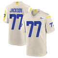 Punc LA.Rams #77 Alaric Jackson Player Bone Home Game Stitched Jerseys