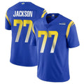Punc LA.Rams #77 Alaric Jackson Player Royal Limited Vapor Untouchable Home Game Stitched Jerseys