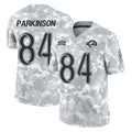 Punc LA.Rams #84 Colby Parkinson Player Arctic Camo Salute To Service Limited Game Stitched Jerseys