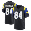 Punc LA.Rams #84 Colby Parkinson Player Black Midnight Rivalries Collection Home Game Stitched Jerseys