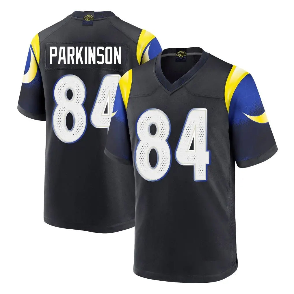 Punc LA.Rams #84 Colby Parkinson Player Black Midnight Rivalries Collection Home Game Stitched Jerseys