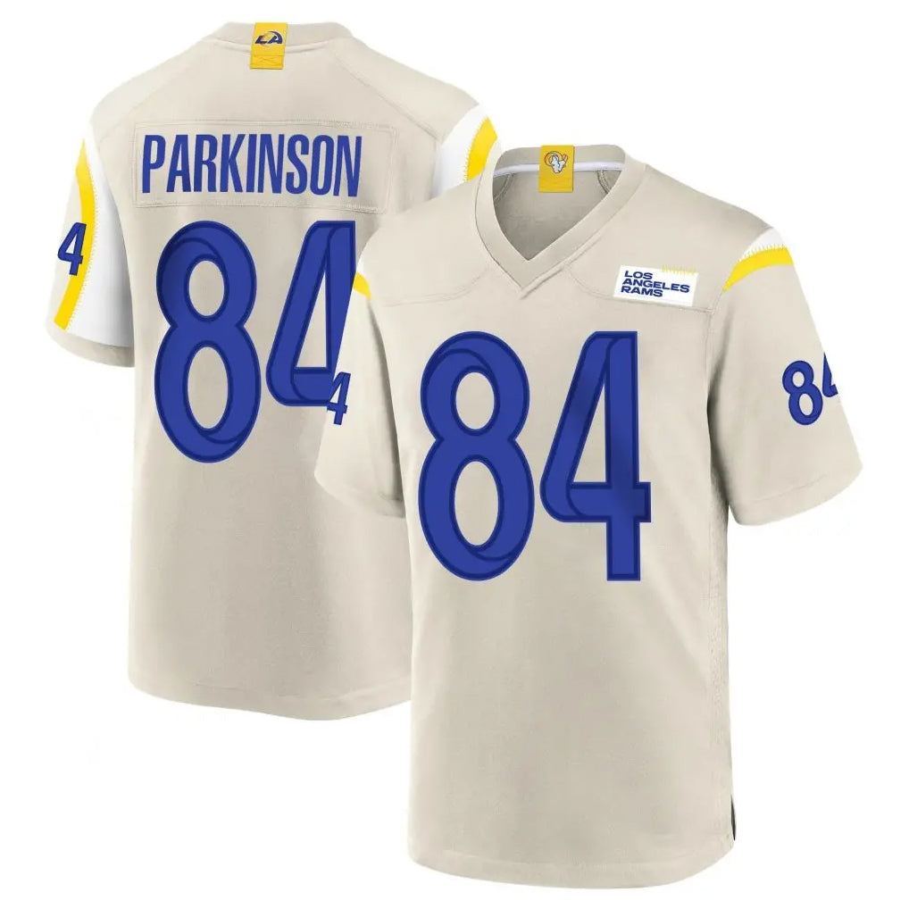 Punc LA.Rams #84 Colby Parkinson Player Bone Home Game Stitched Jerseys