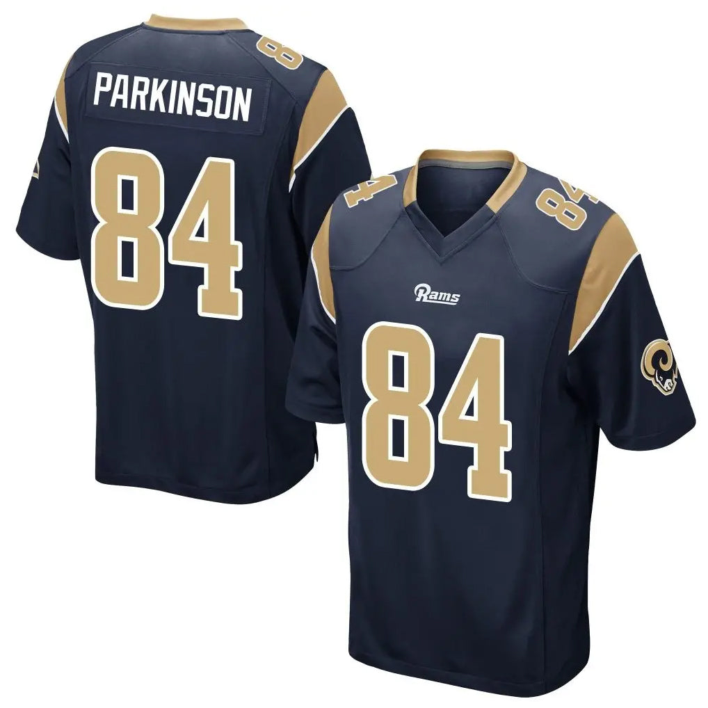 Punc LA.Rams #84 Colby Parkinson Player Navy Home Game Stitched Jerseys