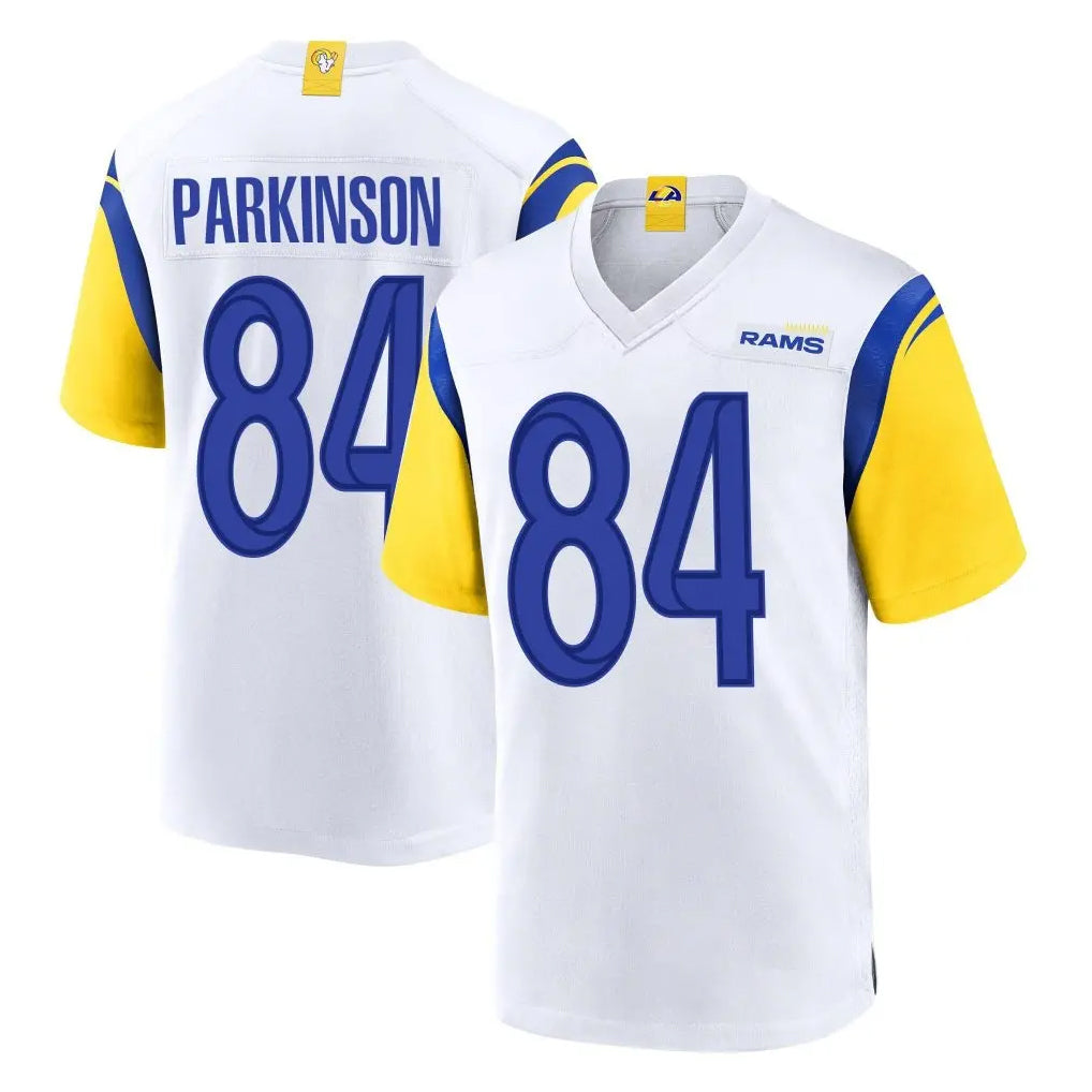 Punc LA.Rams #84 Colby Parkinson Player White Home Game Stitched Jerseys