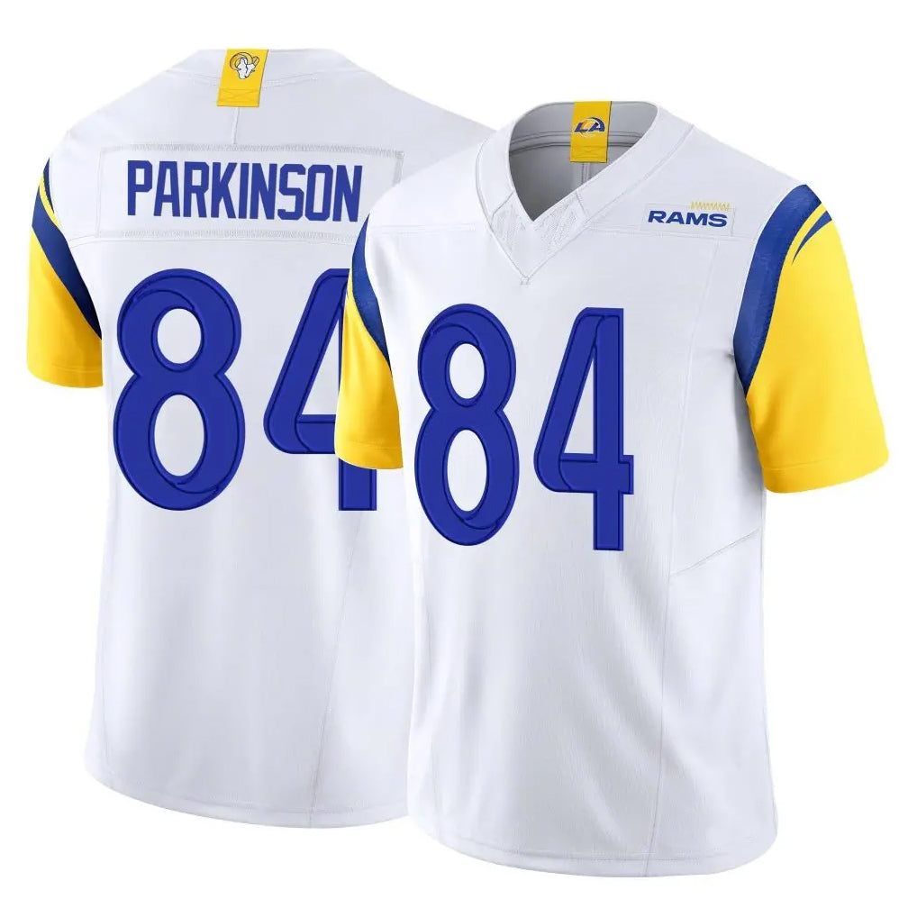 Punc LA.Rams #84 Colby Parkinson Player White Limited Vapor F.U.S.E. Home Game Stitched Jerseys