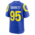 Punc LA.Rams #95 Myles Garrett Royal Game Stitched Jerseys