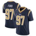 Punc LA.Rams #97 Poona Ford Player Navy Limited Vapor Untouchable Home Game Stitched Jerseys