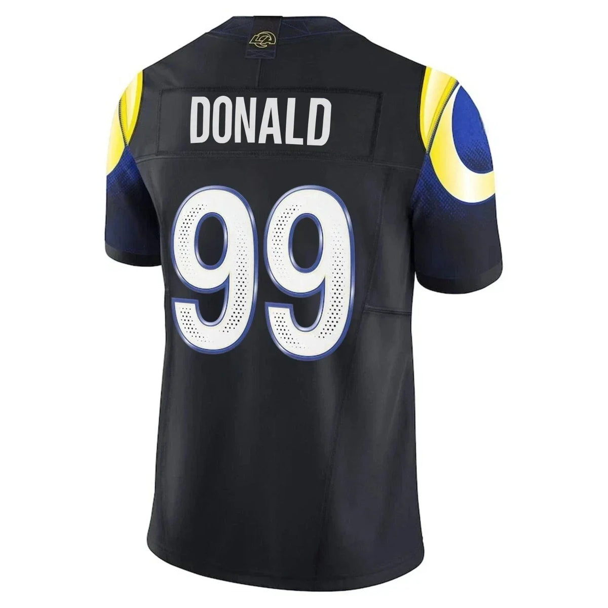 Punc LA.Rams #99 Aaron Donald 2025 Rivalries Collection Limited Jersey - Midnight Blue Stitched Jerseys