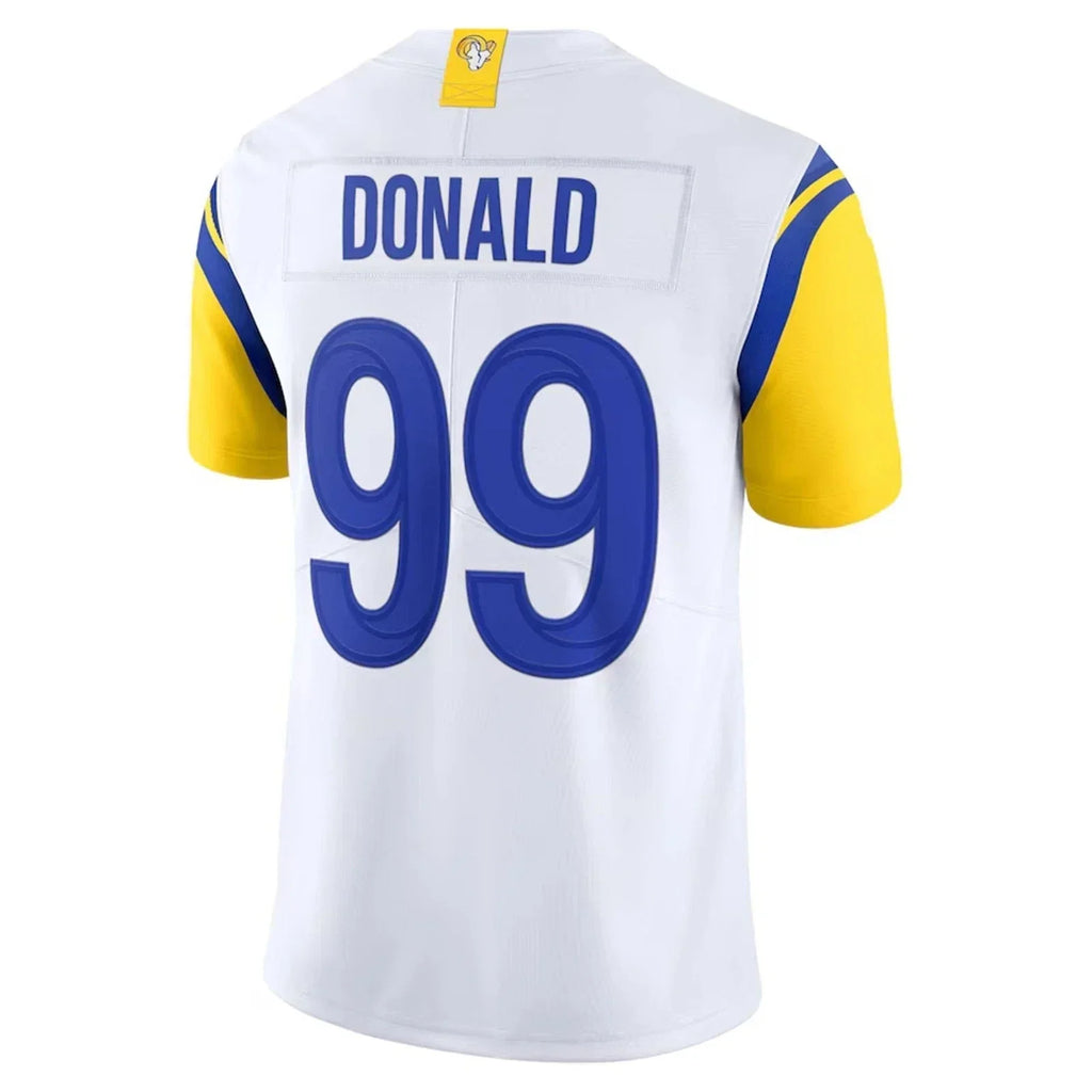 Punc LA.Rams #99 Aaron Donald White Vapor F.U.S.E. Limited Jersey Stitched Jerseys
