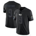 Punc LA.Rams #9 Matthew Stafford Player Black Impact Limited Home Game Stitched Jerseys