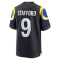 Punc LA.Rams #9 Matthew Stafford Player Midnight Blue Rivalries Collection Game Stitched Jerseys