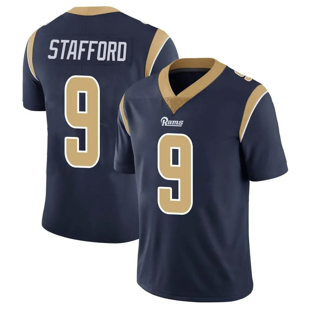 Punc LA.Rams #9 Matthew Stafford Player Navy Limited Vapor Untouchable Home Game Stitched Jerseys