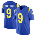 Punc LA.Rams #9 Matthew Stafford Player Royal Vapor F.U.S.E. Limited Home Game Stitched Jerseys
