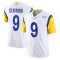 Punc LA.Rams #9 Matthew Stafford Player White Limited Vapor Untouchable Home Game Stitched Jerseys