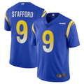 Punc LA.Rams #9 Matthew Stafford Royal Vapor Limited Jersey American Stitched Jerseys