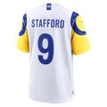 Punc LA.Rams #9 Matthew Stafford White White Game Player Stitched Jerseys