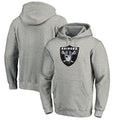Punc LV.Raiders Gray LOGO Pullover Hoodies Home Game Blank Player Stitched Jerseys