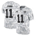 Punc LV.Raiders #11 Jeremy Chinn Player Arctic Camo Salute To Service Limited Game Stitched Jerseys