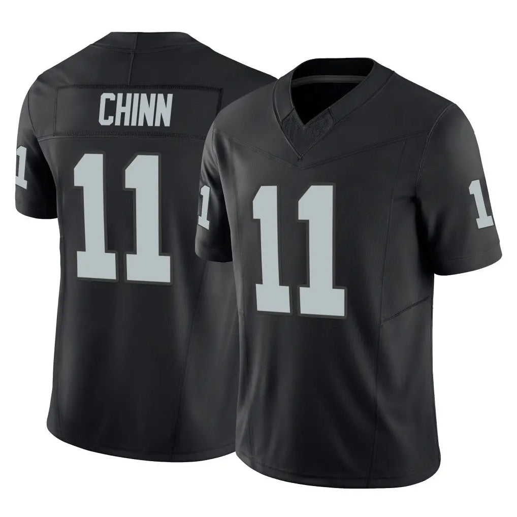Punc LV.Raiders #11 Jeremy Chinn Player Black Limited Vapor F.U.S.E. Home Game Stitched Jerseys