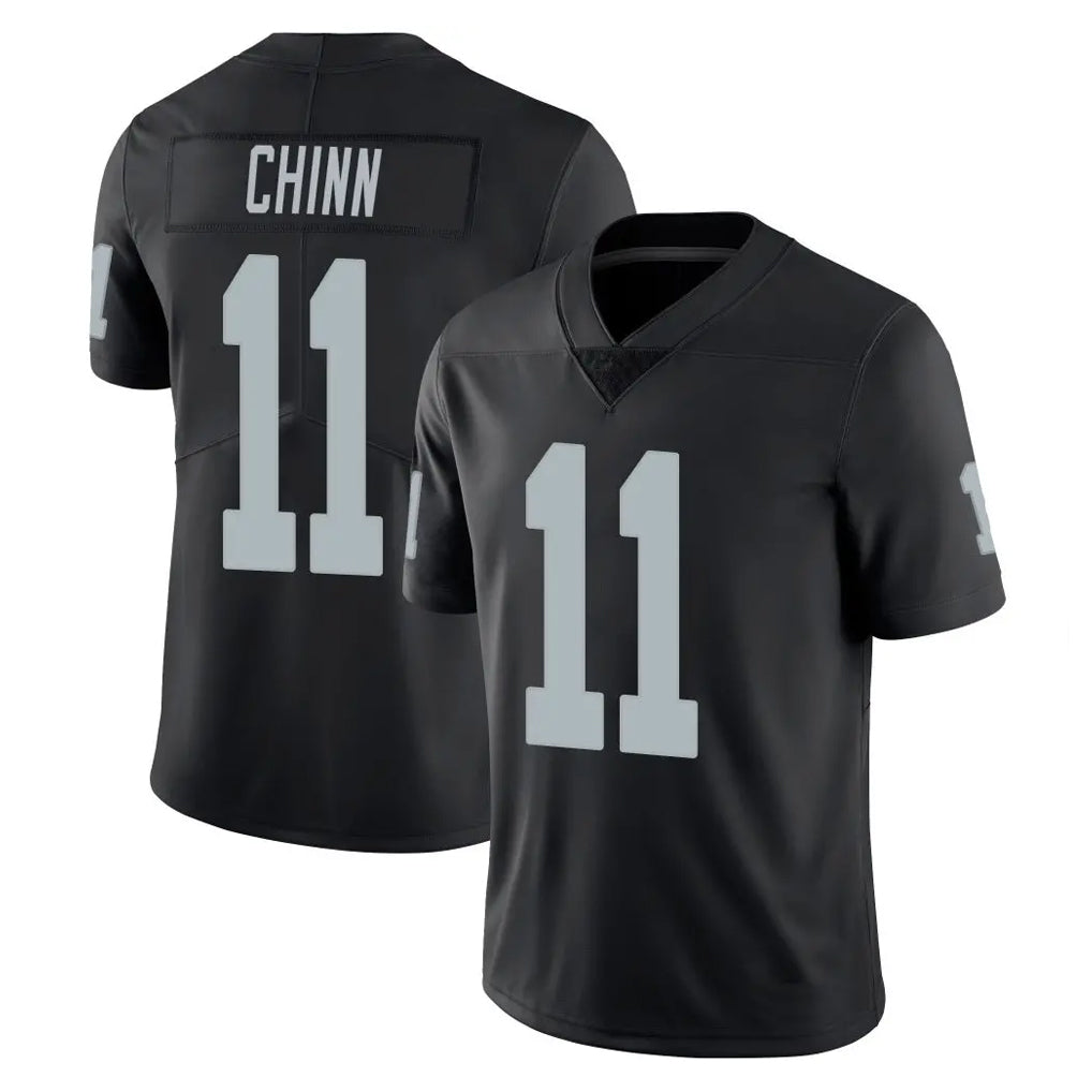 Punc LV.Raiders #11 Jeremy Chinn Player Black Limited Vapor Untouchable Home Game Stitched Jerseys