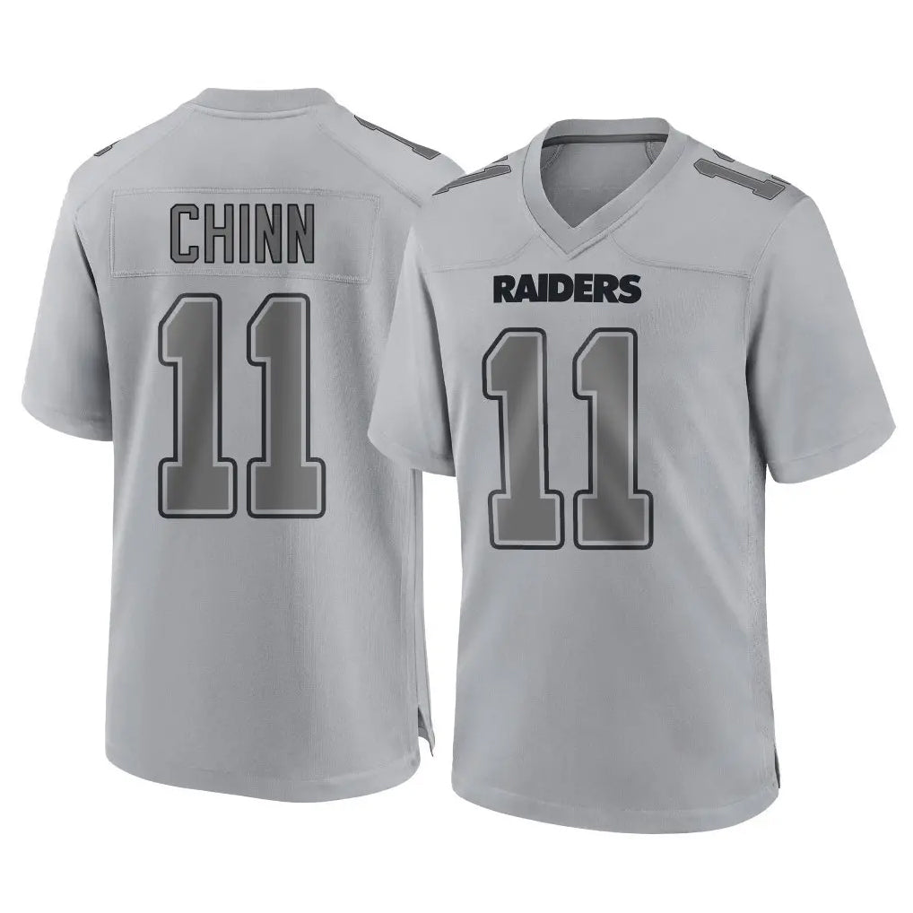 Punc LV.Raiders #11 Jeremy Chinn Player Gray Atmosphere Fashion Limited Game Stitched Jerseys