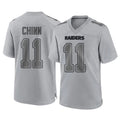 Punc LV.Raiders #11 Jeremy Chinn Player Gray Atmosphere Fashion Limited Game Stitched Jerseys