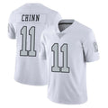 Punc LV.Raiders #11 Jeremy Chinn Player White Limited Color Rush Home Game Stitched Jerseys