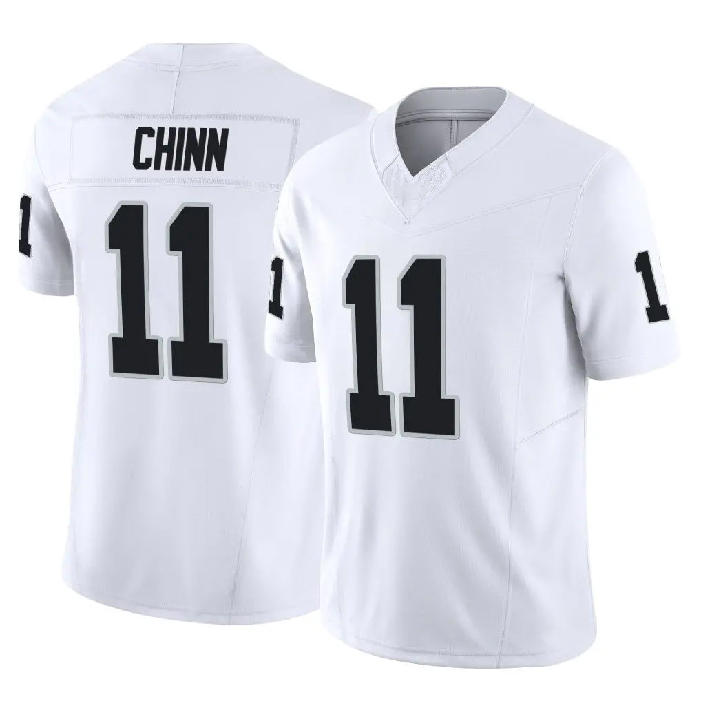 Punc LV.Raiders #11 Jeremy Chinn Player White Limited Vapor F.U.S.E. Home Game Stitched Jerseys