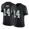 Punc LV.Raiders #14 Matt Gay Player Black Limited Vapor F.U.S.E. Home Game Stitched Jerseys