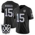 Punc LV.Raiders #15 Fernando Mendoza Player Black 2026 Vapor Limited Home Game Stitched Jerseys