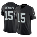 Punc LV.Raiders #15 Fernando Mendoza Player Black Limited Vapor F.U.S.E. Home Game Stitched Jerseys