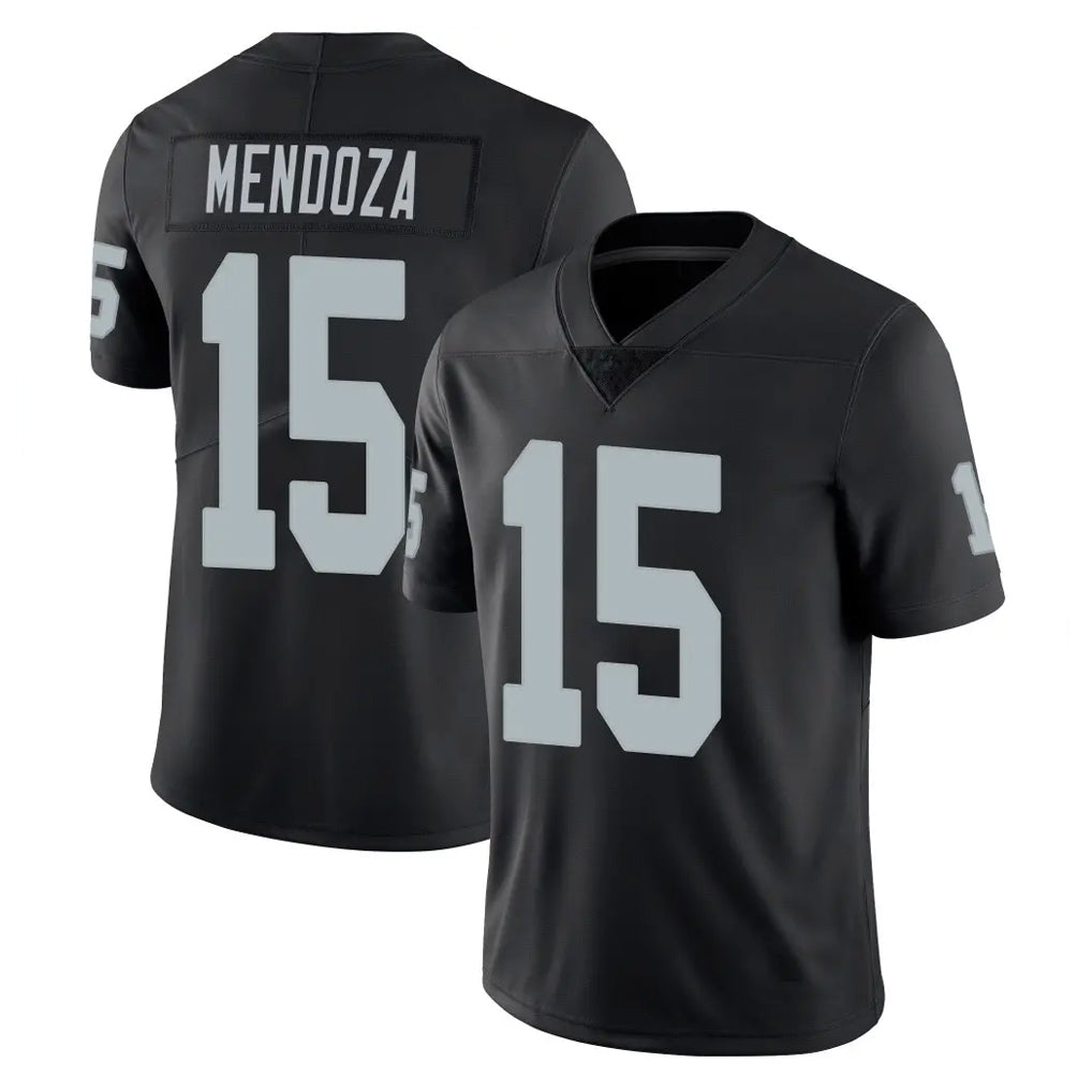 Punc LV.Raiders #15 Fernando Mendoza Player Black Limited Vapor Untouchable Home Game Stitched Jerseys