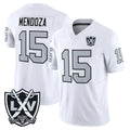 Punc LV.Raiders #15 Fernando Mendoza Player White 2026 Vapor Limited Home Game Stitched Jerseys
