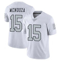 Punc LV.Raiders #15 Fernando Mendoza Player White Limited Color Rush Home Game Stitched Jerseys