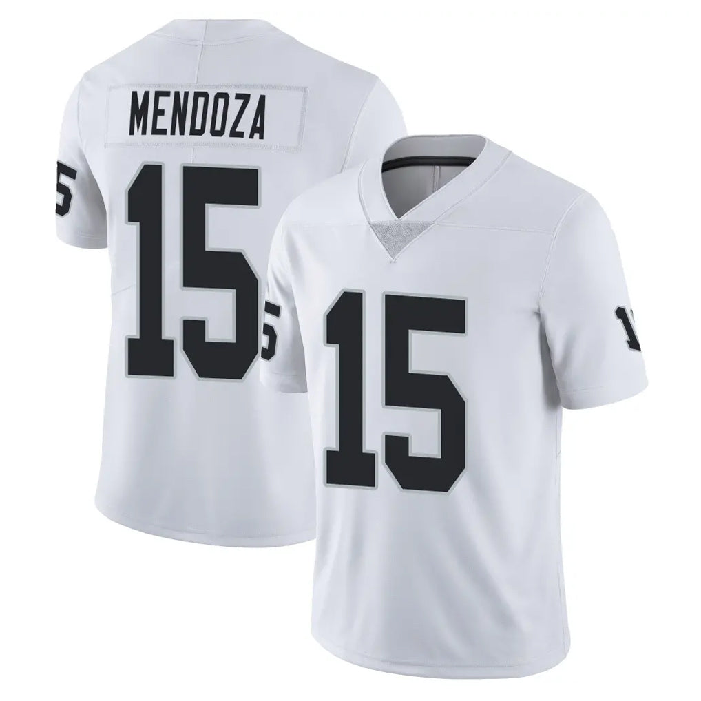Punc LV.Raiders #15 Fernando Mendoza Player White Limited Vapor Untouchable Home Game Stitched Jerseys