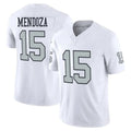 Punc LV.Raiders #15 Fernando Mendoza Player White Vapor F.U.S.E. Limited Home Game Stitched Jerseys