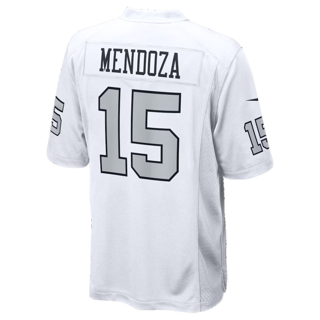 Punc LV.Raiders #15 Fernando Mendoza White Alternate Game Player Stitched Jerseys