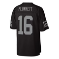 Punc LV.Raiders #16 Jim Plunkett Mitchell & Ness Black 1980 Legacy Replica Stitched Puhic Jersey