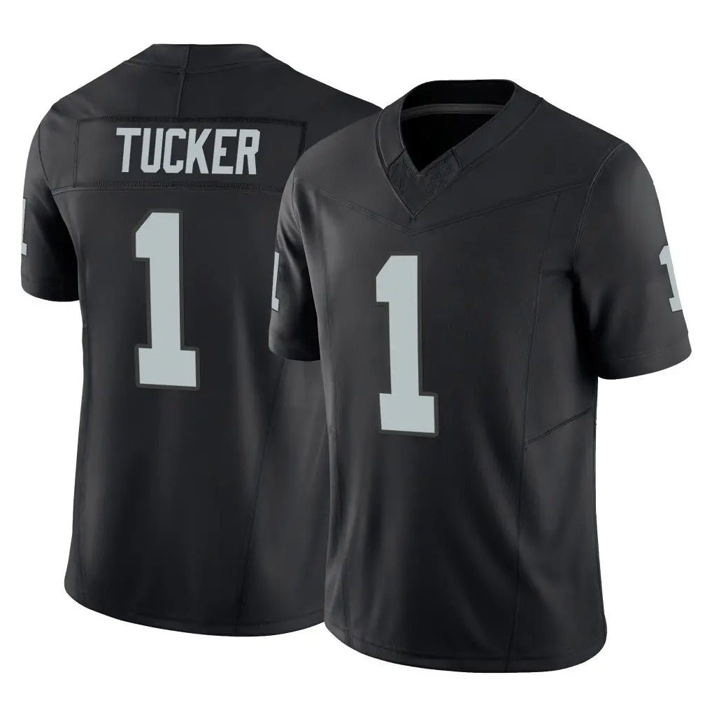 Punc LV.Raiders #1 Tre Tucker Player Black Limited Vapor F.U.S.E. Home Game Stitched Jerseys