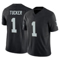 Punc LV.Raiders #1 Tre Tucker Player Black Limited Vapor F.U.S.E. Home Game Stitched Jerseys