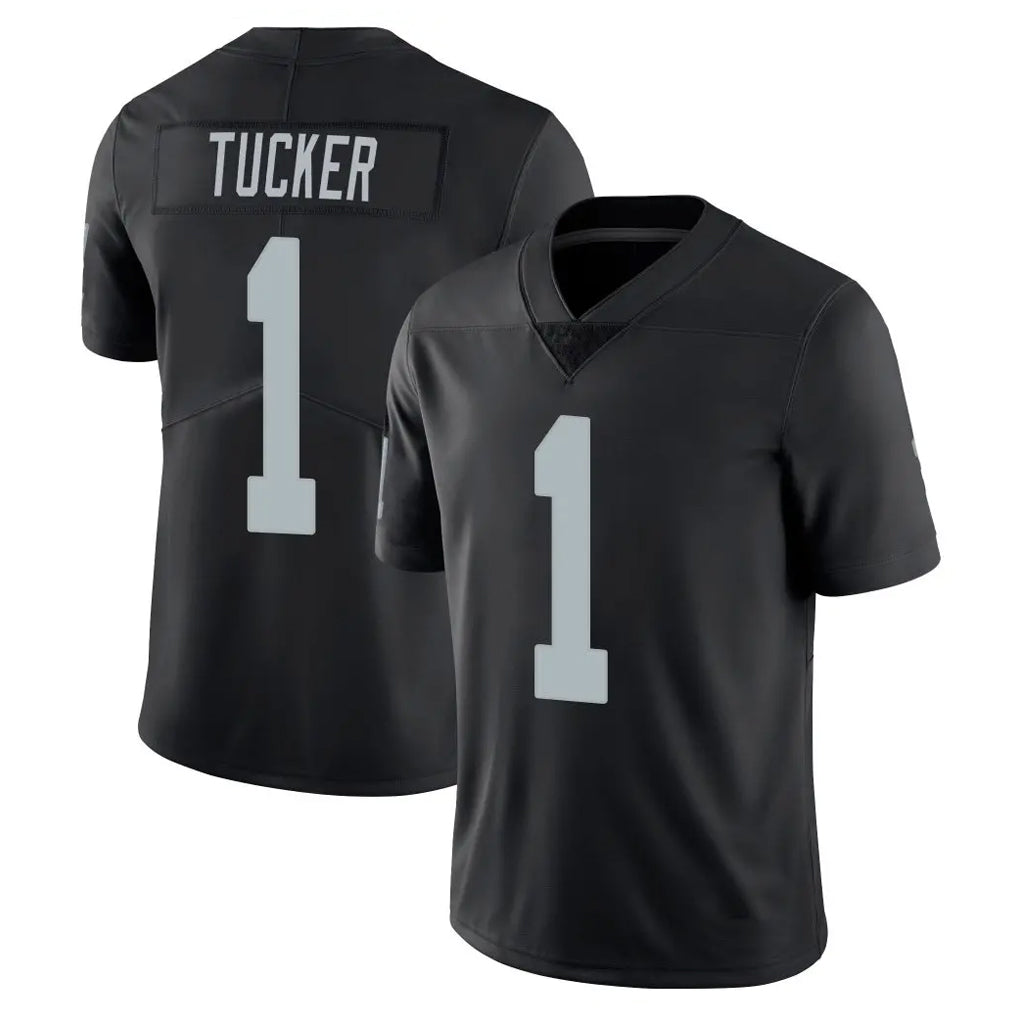 Punc LV.Raiders #1 Tre Tucker Player Black Limited Vapor Untouchable Home Game Stitched Jerseys