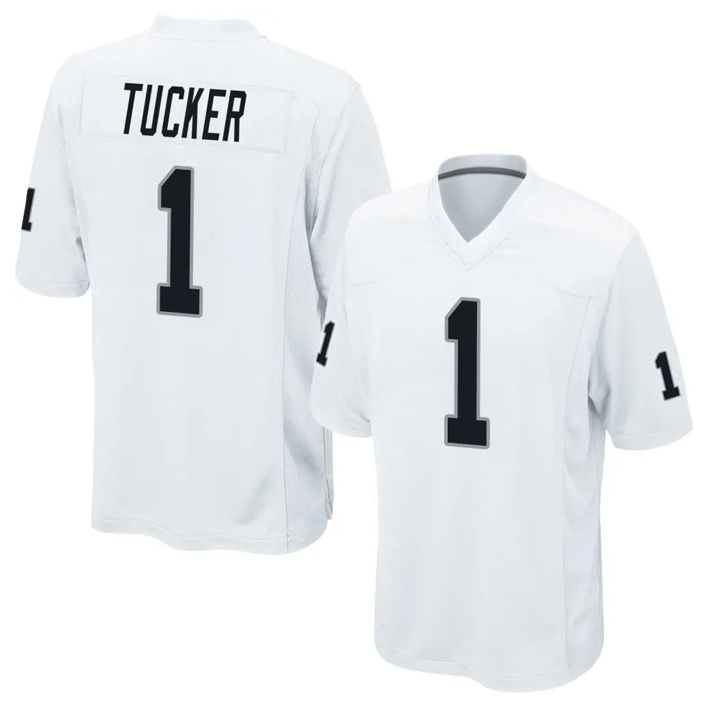 Punc LV.Raiders #1 Tre Tucker Player White Home Game Stitched Jerseys
