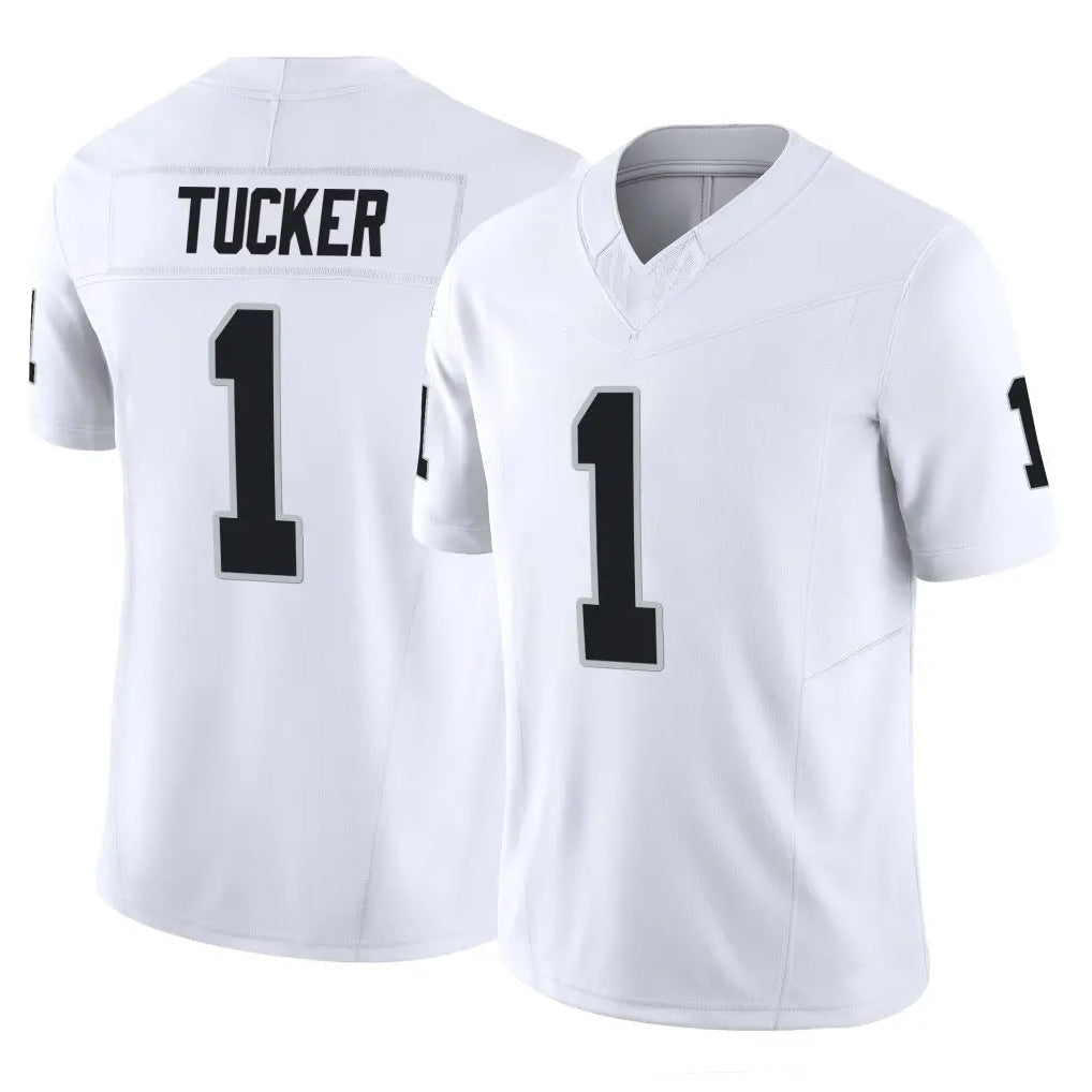 Punc LV.Raiders #1 Tre Tucker Player White Limited Vapor F.U.S.E. Home Game Stitched Jerseys