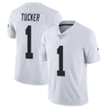 Punc LV.Raiders #1 Tre Tucker Player White Limited Vapor Untouchable Home Game Stitched Jerseys
