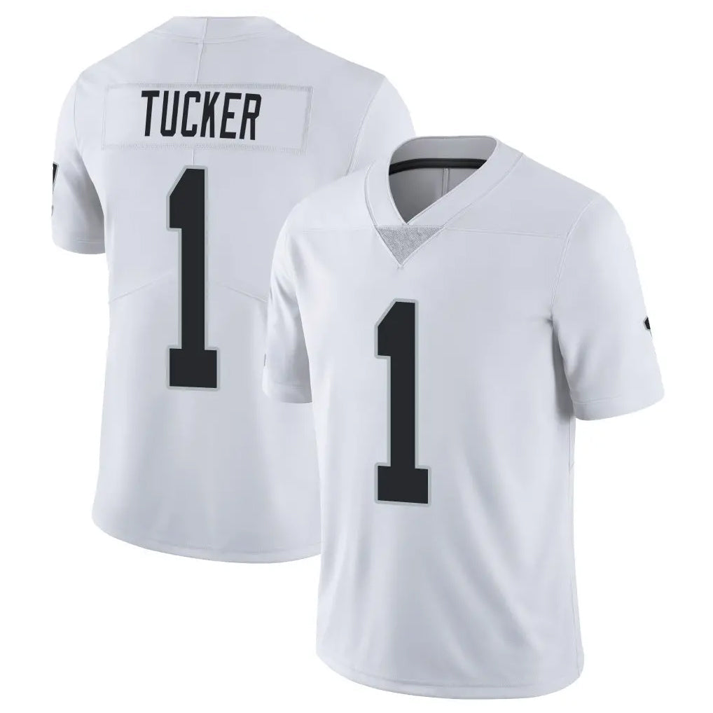 Punc LV.Raiders #1 Tre Tucker Player White Limited Vapor Untouchable Home Game Stitched Jerseys