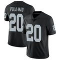 Punc LV.Raiders #20 Isaiah Pola-Mao Player Black Limited Vapor Untouchable Home Game Stitched Jerseys