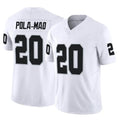 Punc LV.Raiders #20 Isaiah Pola-Mao Player White Limited Vapor F.U.S.E. Home Game Stitched Jerseys