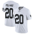 Punc LV.Raiders #20 Isaiah Pola-Mao Player White Limited Vapor Untouchable Home Game Stitched Jerseys