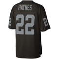 Punc LV.Raiders #22 Mike Haynes Mitchell & Ness Black Legacy Replica Jersey
