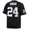 Punc LV.Raiders #24 Charles Woodson Mitchell & Ness Black Big & Tall 1998 Retired Player Replica Jersey